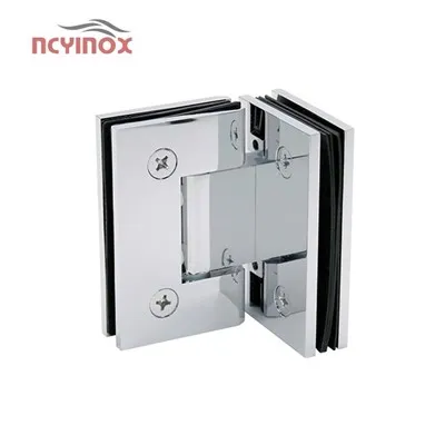 90 graders glas-till-glas-gångjärn Riveo helmässing duschgångjärn