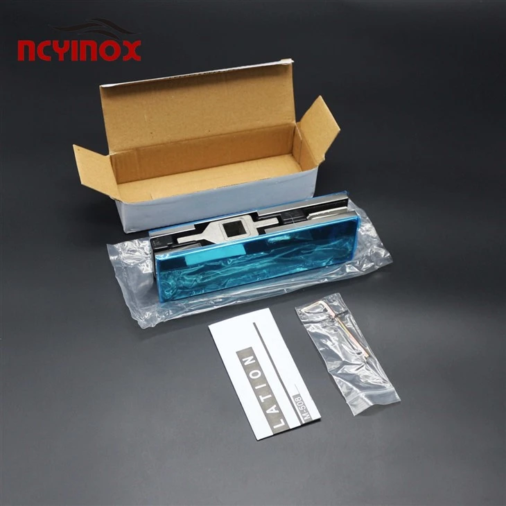 Stainless Steel Glass Door Accessories Patch Fitting For Frameless Glass Door